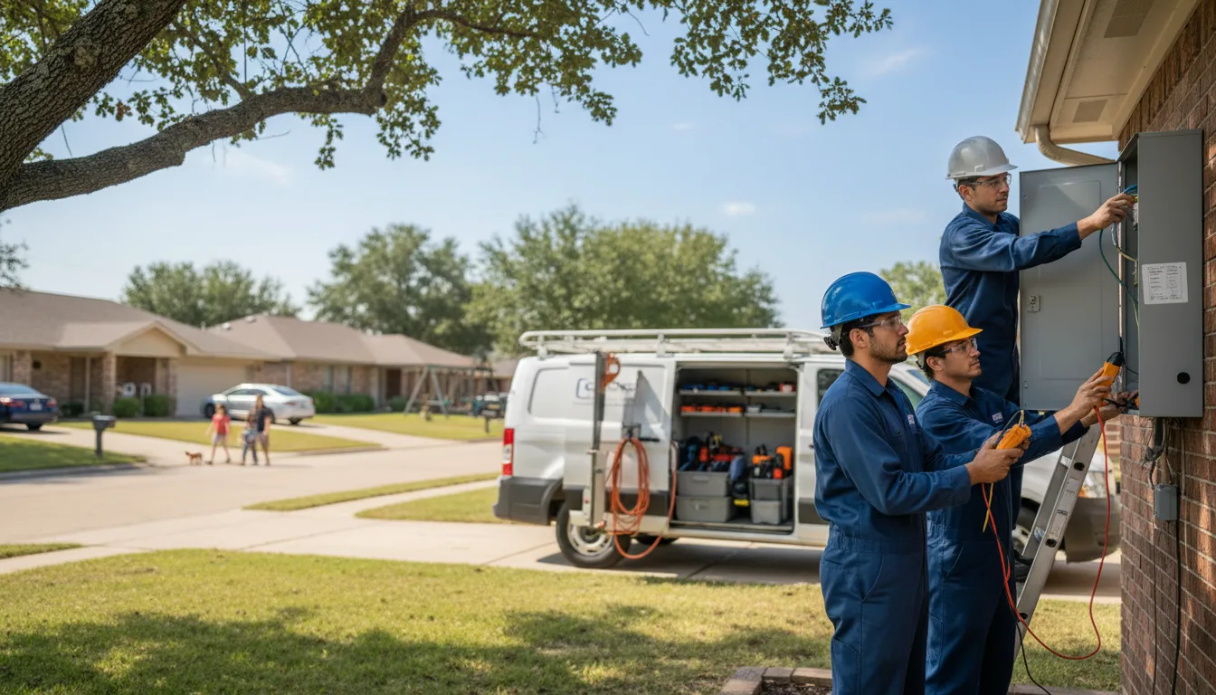 Certified electrician providing emergency electrical services in Woody, CA